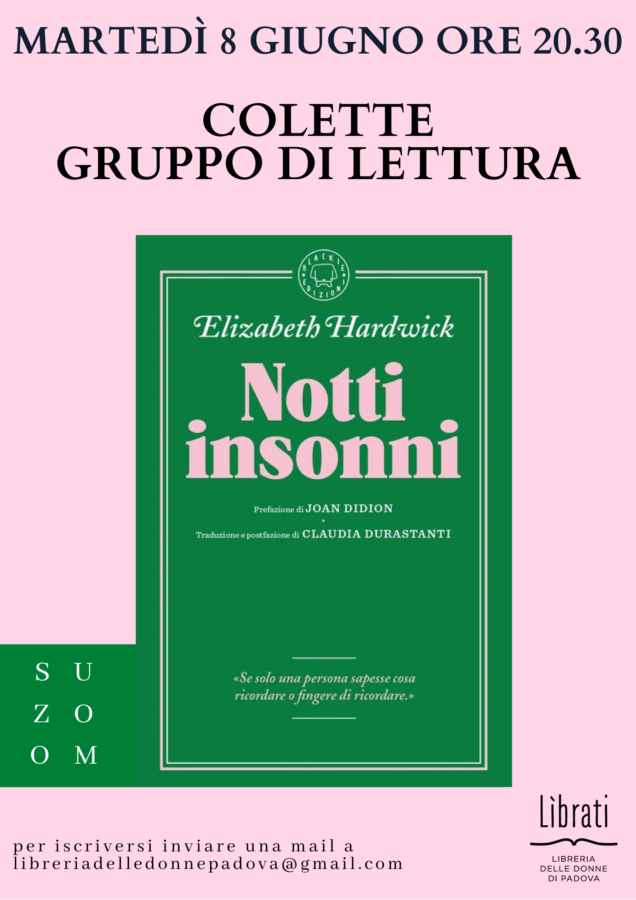 Colette, gruppo di lettura