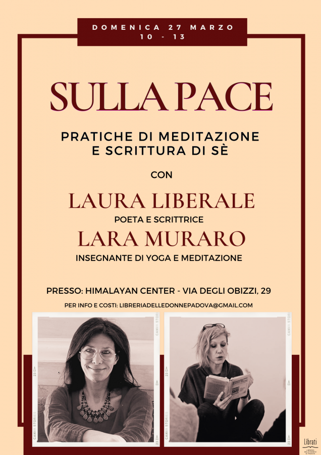 Sulla pace. Pratiche di meditazione e scrittura di sè